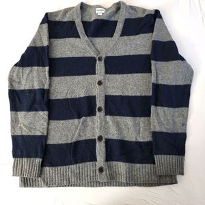 XL Men's Cardigan - Old Navy - Navy & Gray